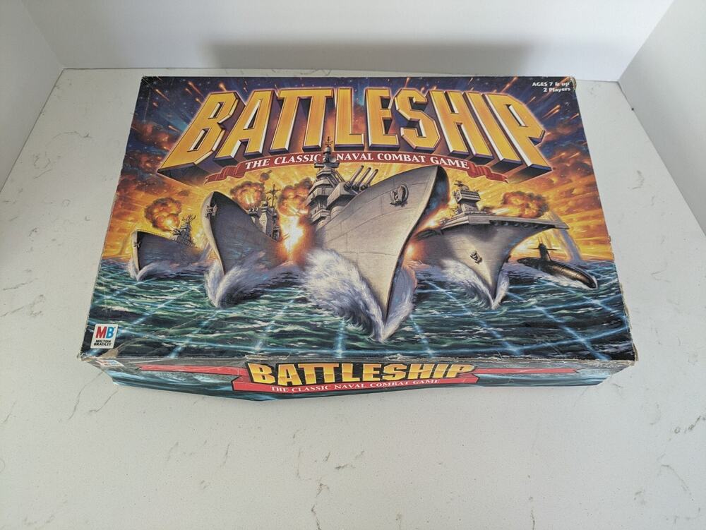 Classic Battleship Game 2002 Edition. All Game Pieces Included.